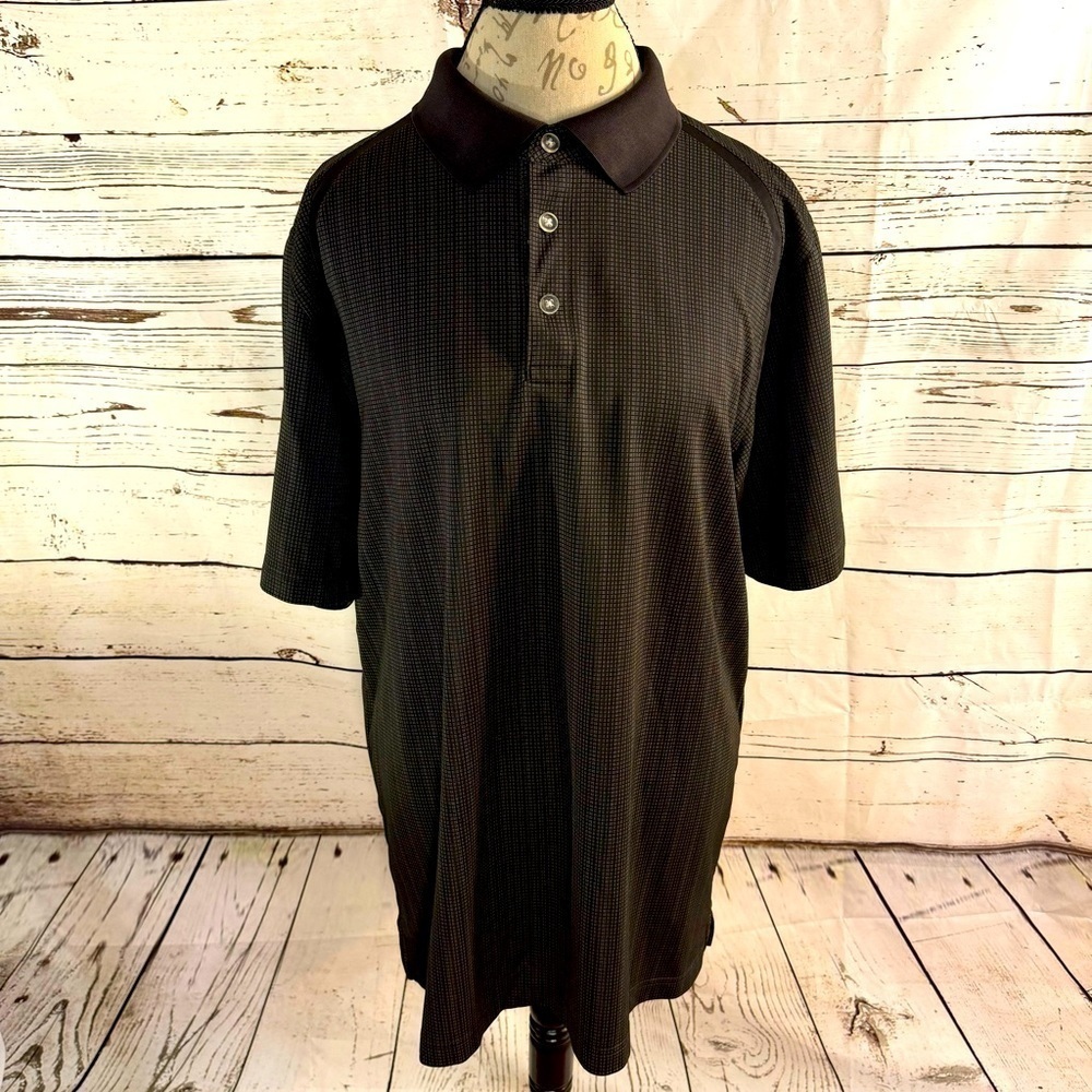 Callaway Golf Polo Shirt Black/Gray XL